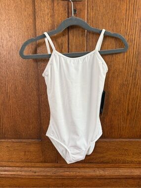 Bloch Girls' White Classic One-Piece leotard